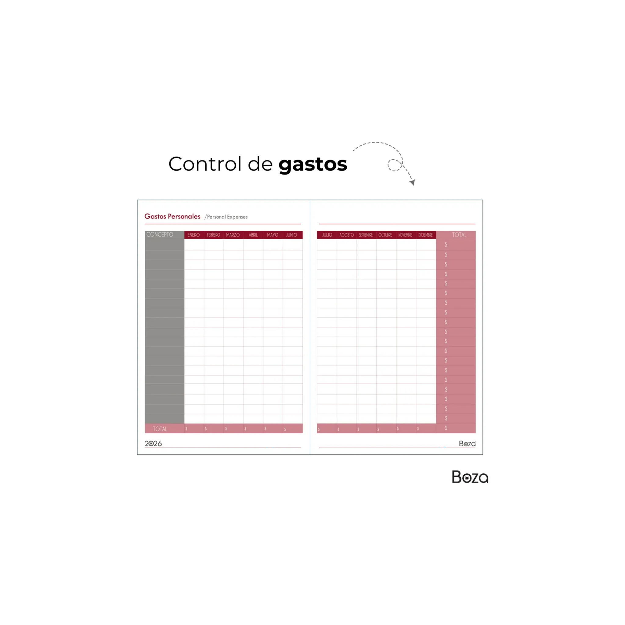 AGENDA 2026 - C + Libreta de regalo